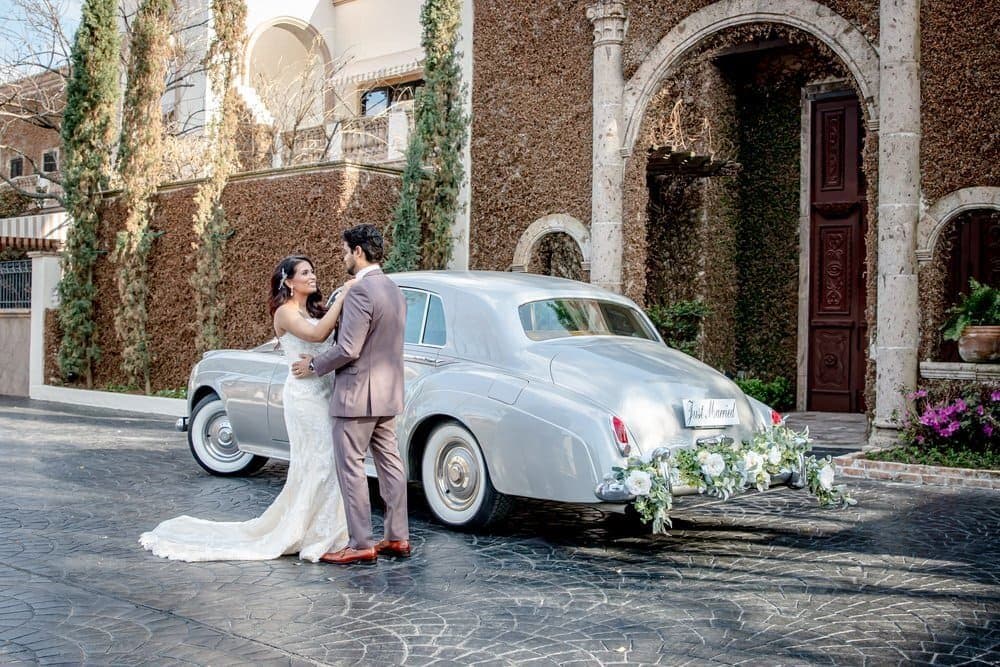 Grand wedding entrance