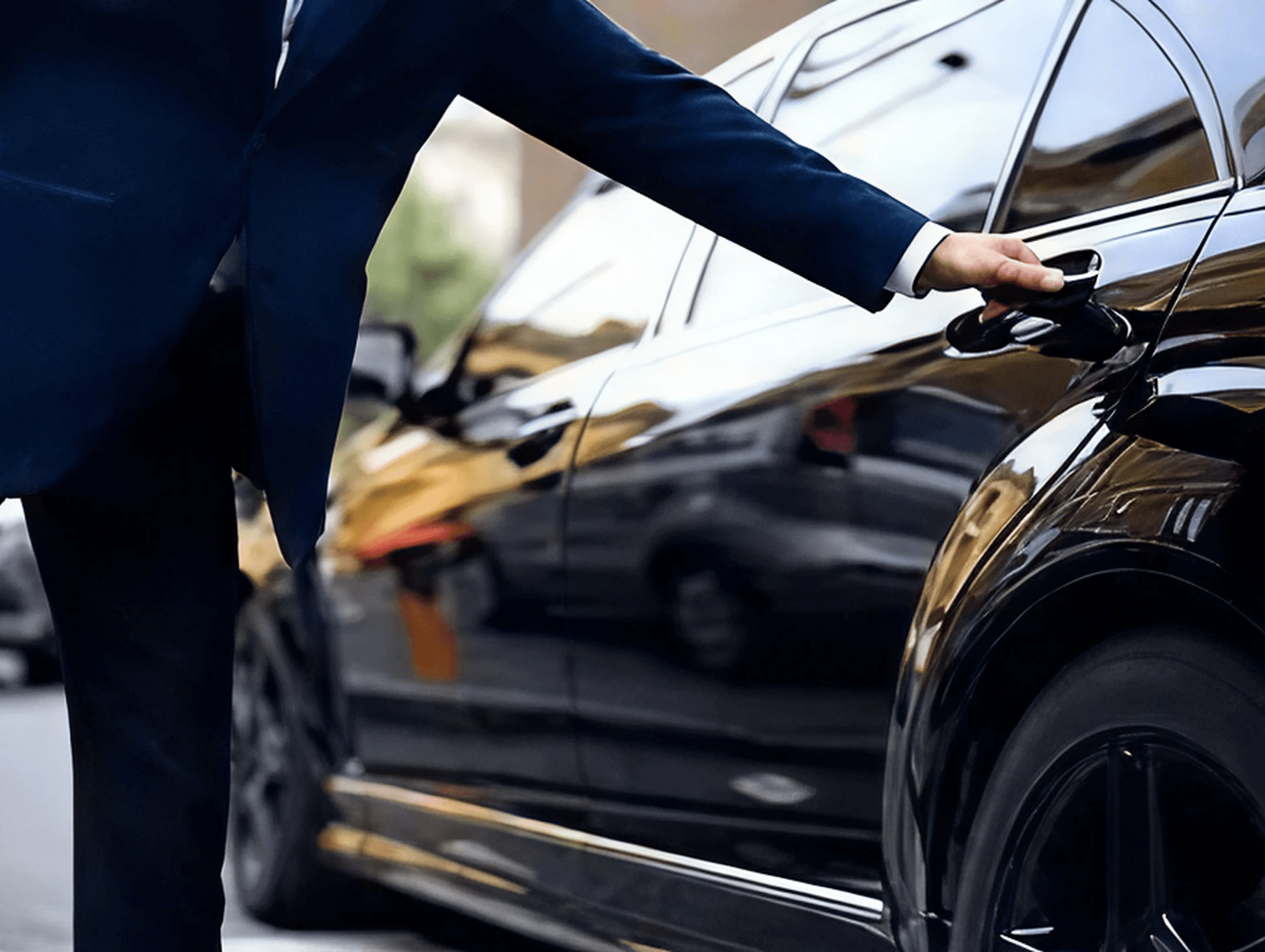 Event chauffeur service car for corporate travel in Manchester and Liverpool