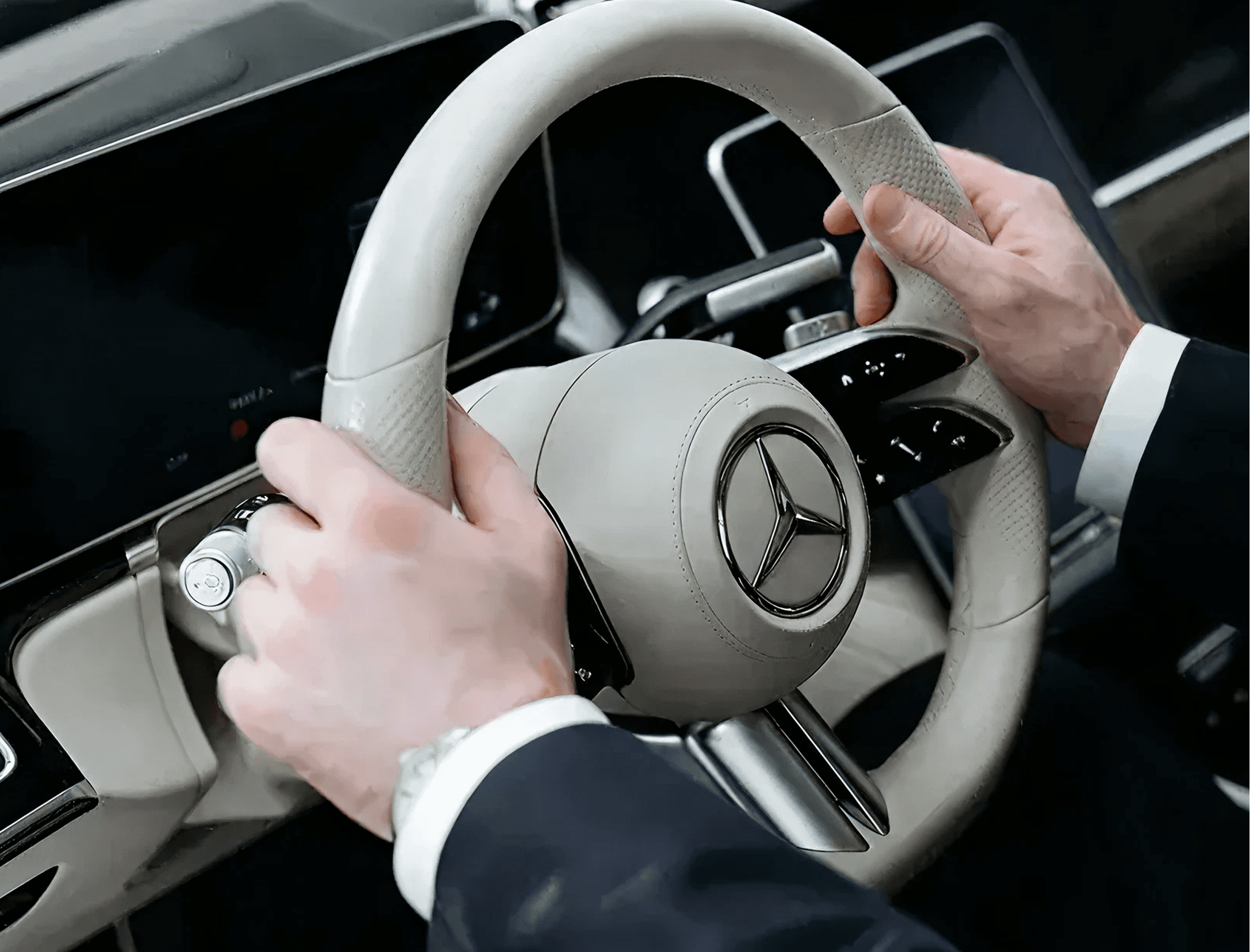 Business chauffeur driving in Leeds